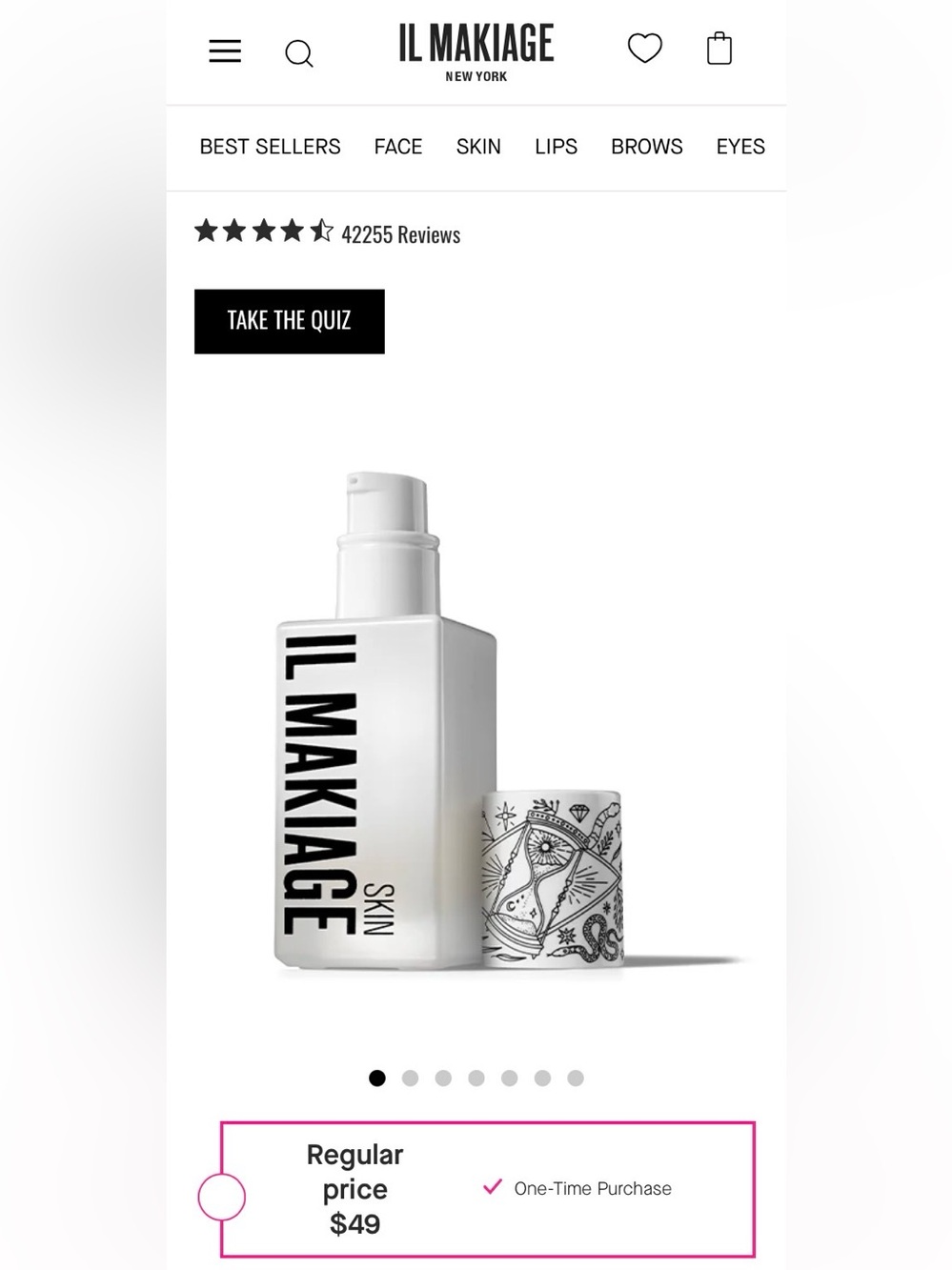 IL MAKIAGE White Power Boost Serum Bottle